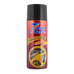 7CF LEATHER & TIRE WAX 450ML BROWN