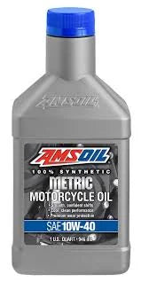 AMSOIL METRIC MOTORCYCLE OIL 10W-40 946ML