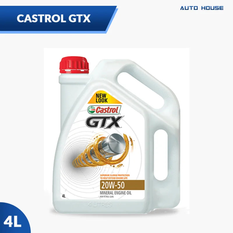 CASTROL GTX API SG CD 20W-50 4LTR