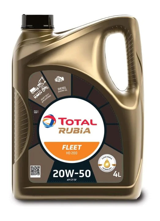 TOTAL RUBIA FLEET HD 200 20W-50 4L