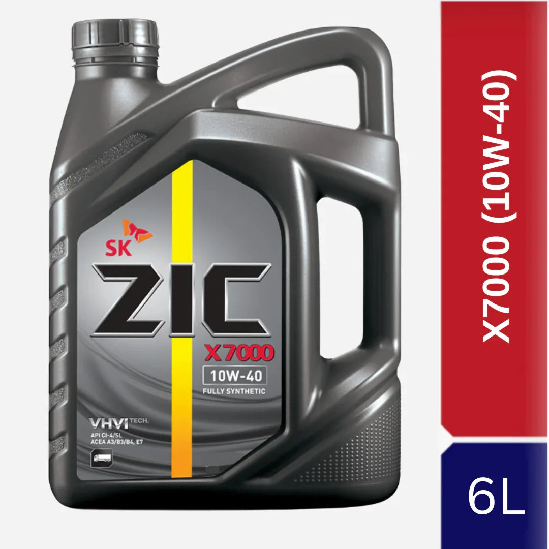 ZIC X7000 10W-40 SYN 6 LTR