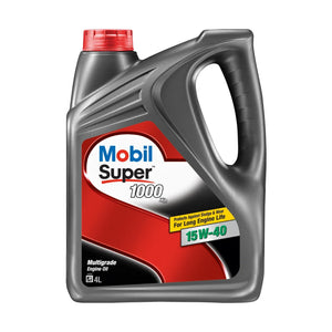MOBIL SUPER 1000 15W-40 4LTR LOCAL