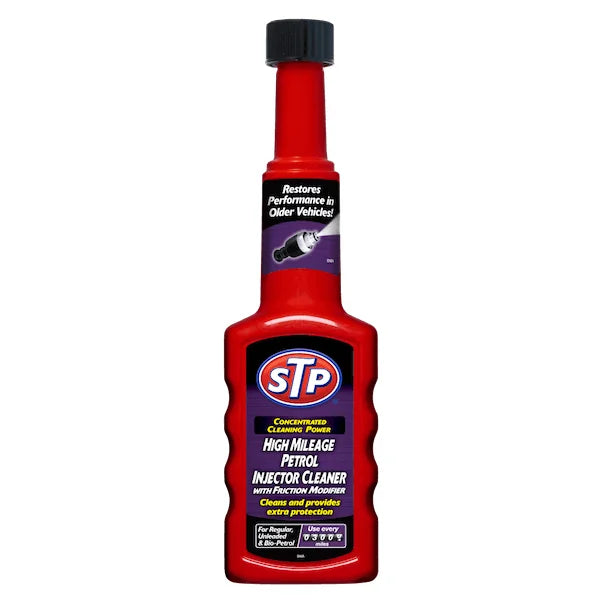 STP HIGH MILEAGE PETROL INJ. CLEANER 200ML