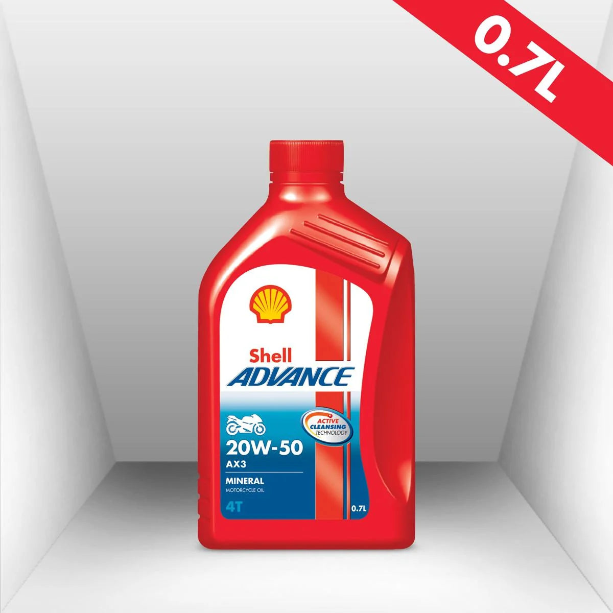 SHELL ADVANCE AX3 4T 20W-50 0.7LTR