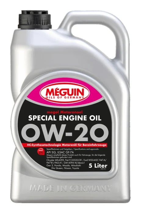 MEGUIN SPECIAL ENGIN OIL 0W 20 1 LTR