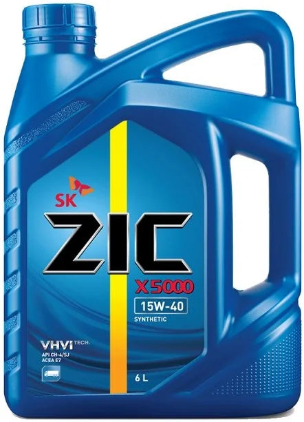 ZIC X5000 15W-40 SYN 6 LTR